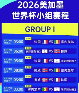 2026世界杯-雷速体育报道